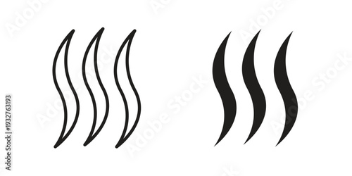 Hot icon Symbol for App and Web UI Design Vectors