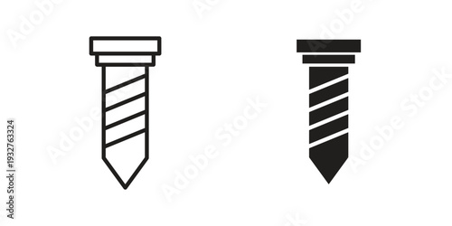 Implant Fixture icon Symbol for App and Web UI Design Vectors