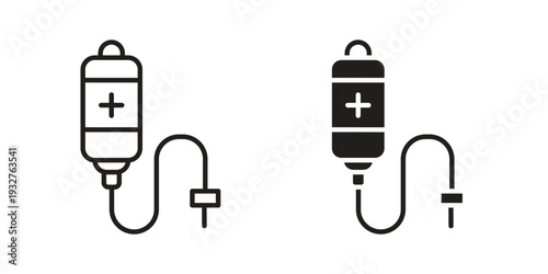 Intravenous icon Symbol for App and Web UI Design Vectors