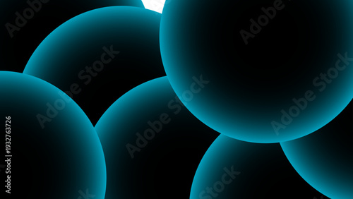 A 3d render of an abstract blue molecule glows like a celestial sphere in the deep cosmos as light from a solar eclipse illuminates a design featuring a science illustration of a distant star