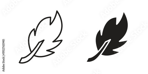 Light weight icon Symbol for App and Web UI Design Vectors