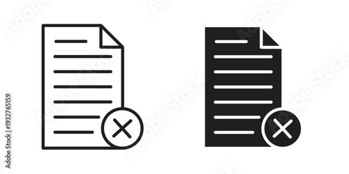 Paperless icon Symbol for App and Web UI Design Vectors