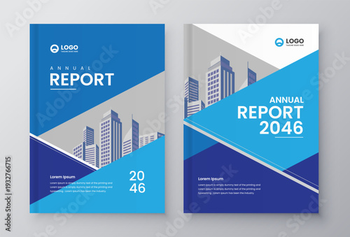 Modern Professional Corporate Cover Page Template for Company Profile, Annual Report, Brochure, and Business Proposal