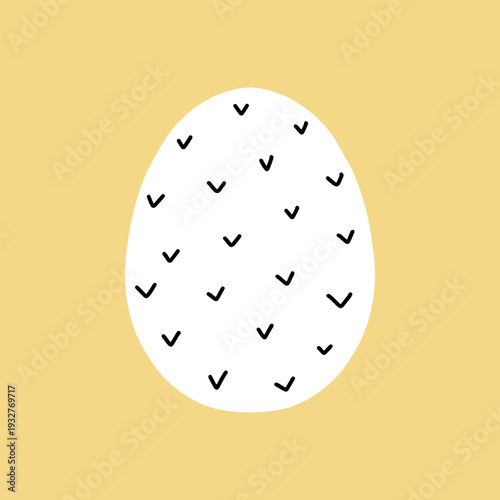Easter egg icon. Illustration of Spring or Easter. Perfect for banner, postcard, poster, party and other decorations.