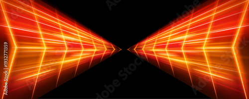 Vibrant rainbow speed streak twists rapidly, leaving luminous curved paths and subtle spark highlights for dynamic visuals. vector