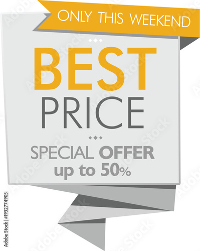 Special weekend offer with up to 50% discount