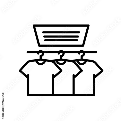 Bathroom Dryer Vector Line Icon