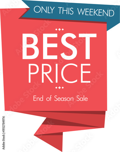 End of season sale with best price this weekend