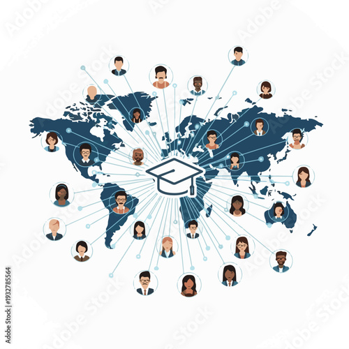 A educational team net working