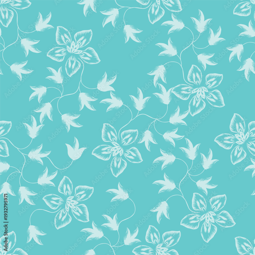 Obraz premium seamless floral pattern