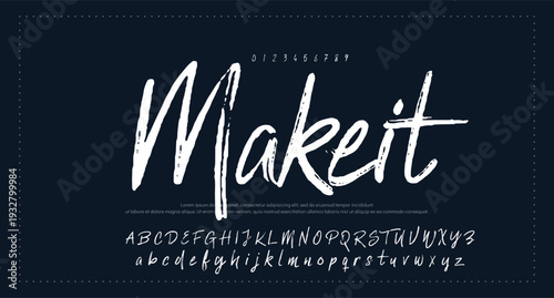 Hand drawn vector alphabet. Modern monoline signature script font. Elegant Signature Font. Best Alphabet Beautiful Calligraphy Signature Font