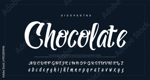  letter design with signature font style 