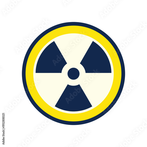 Nuclear Radiation Warning Symbol Icon
