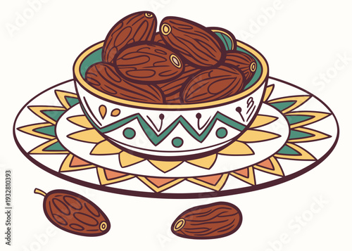 A plate of delicious chili con carne with a side of tortilla chips isolated on transparent background, isolated on white background, Vector