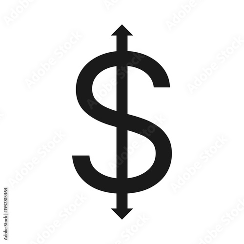 US Dollar Up Down Double Arrow