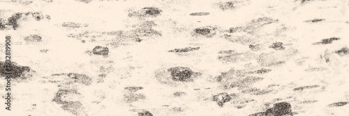 Stipple halftone overlay bg with birch wood bark texture. Vector soft beige wallpaper for template, graphic design projects, artworks
