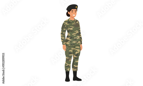 Cartoon Scientist Holding Magnifying Glass and Clipboard