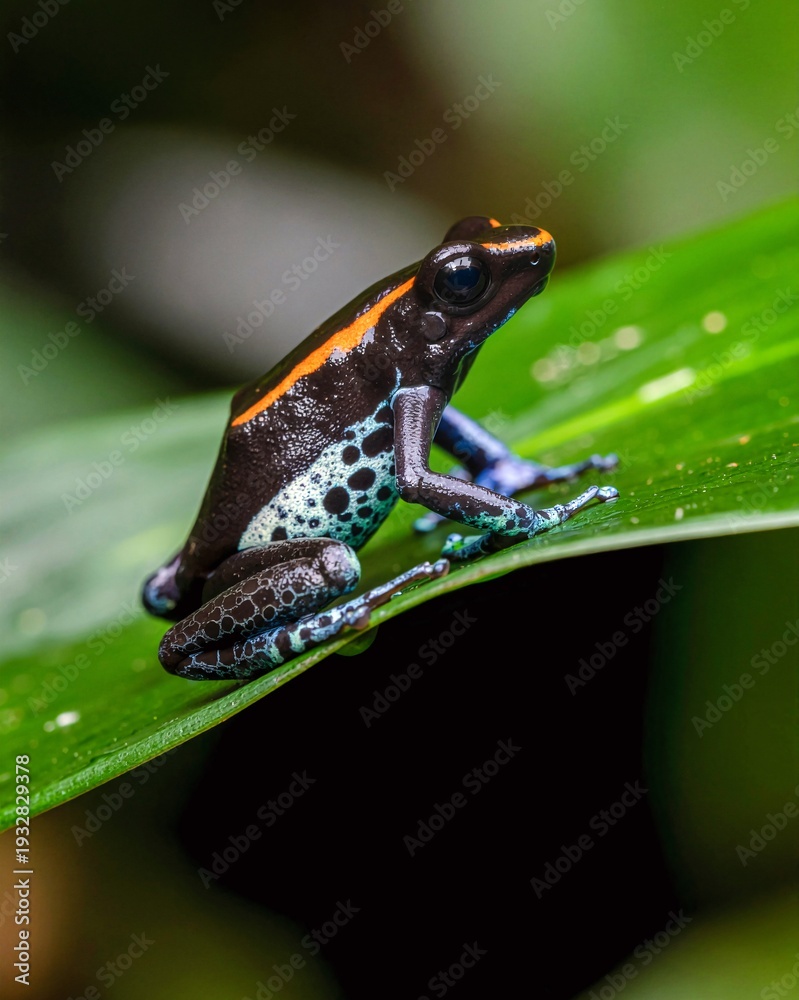 Obraz premium Golfodulce Poison Dart Frog (Phyllobates vittatus) - Masterpiece Wildlife.