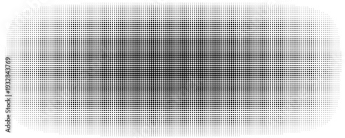 Dotted gradient halftone background. Horizontal seamless dots pattern in pop art style. Abstract modern stylish texture. Vector eps10.