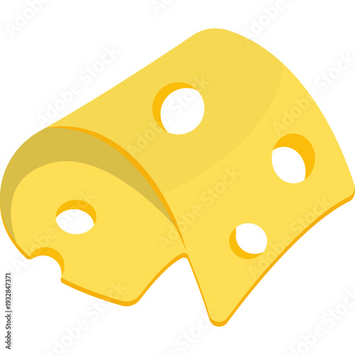 Cheese Slice Vector