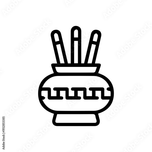 Incense burner icon