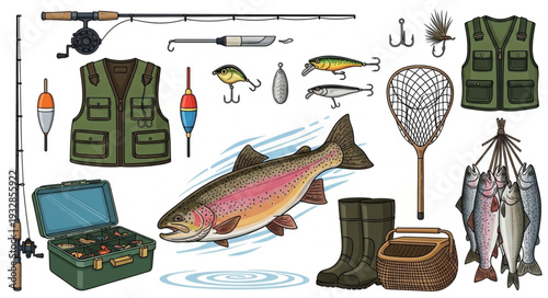 Fishing Gear and Equipment - A Comprehensive Collection for Anglers.