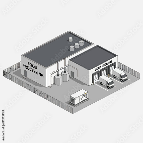 Food Processing and Catering Facility Building.