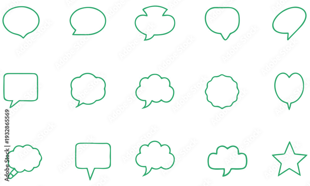 Fototapeta premium Speech Bubble Icon Vector – Chat, Message, and Communication Illustration for Design and Media