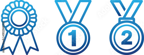 Winner Ranking and Award Medal Icons
