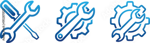 Maintenance and Gear Settings Icons