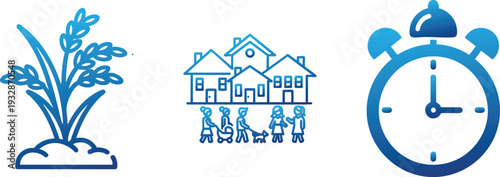 Productivity and Time Tracking Icons