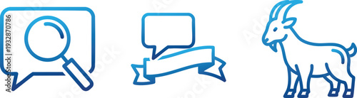 Recruitment and Job Interview Icons