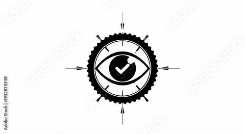 Symbol of vision and accuracy, representing a focused perspective and confirmation.