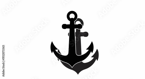 Classic nautical anchors symbolizing stability and maritime adventure