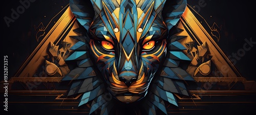 the sphinx vector illustration t-shirt design,generative AI