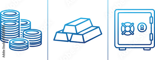 Coin Stack Gold Reserve Treasury