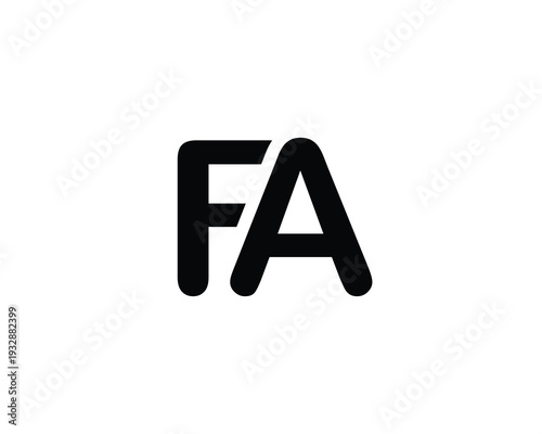 Free Download FA Logo Design - GFXLoad