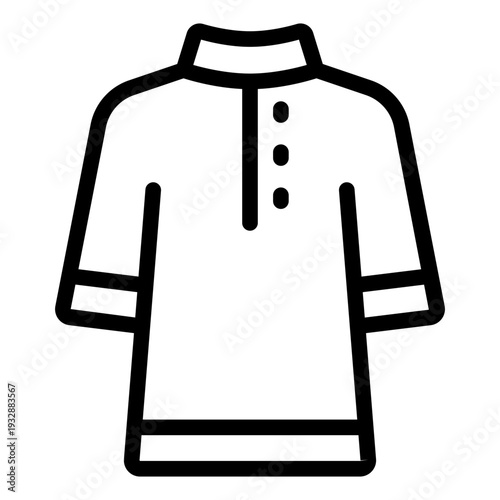kurta icon vector
