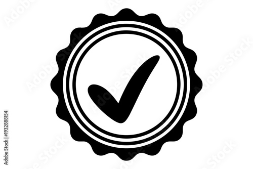 check mark symbol, embodying approval and validation 