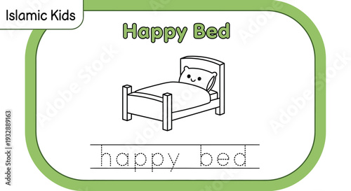 Happy Bed - Islamic Kids Learning Activity for Children