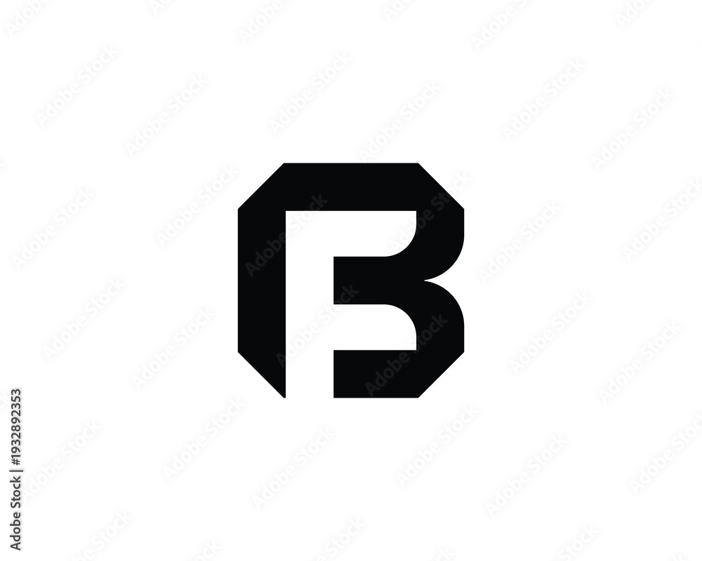 Fototapeta premium FB BF Logo Design