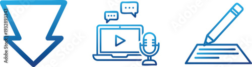 Download Arrow and Cleaning Service Icons