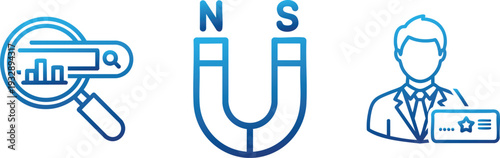 Magnet Attraction and Navigation Icons