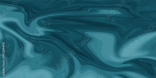 Dynamic Blue Paint Swirls and Dripping Abstract Background. Deep and Vibrant Liquid Mixing Animation Loop