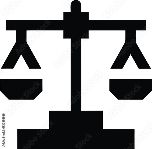 weigh station silhouette line art vector illustration on transparent background