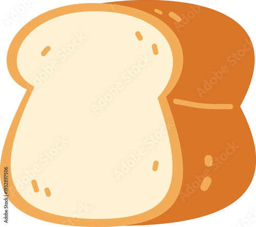 A brown cartoon vector illustration of a cookie and bread design featuring chocolate sweets and healthy potato vegetable icons for a decorative food pattern