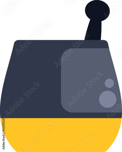 Yerba mate container with a bombilla for traditional south american drink preparation