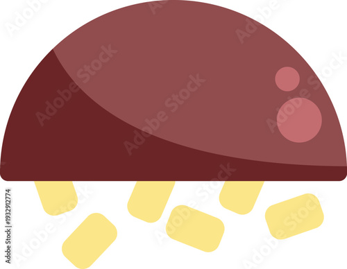 Spleen organ representing lymphatic system anatomy illustration