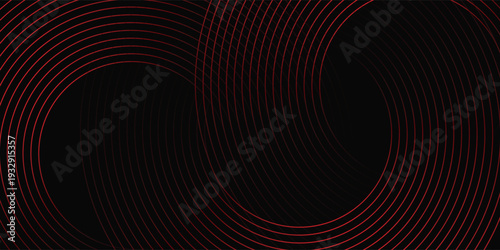 Black colour abstract background with red colour geometric curve glowing lines Dynamic shapes composition design background vector illustration. Degital ,futuristic technology,Luxury,graphic.