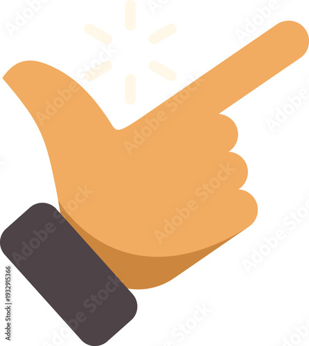 Hand snapping fingers creating a spark, symbolizing an easy or quick solution